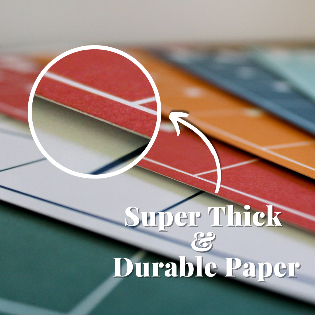 Colorful Modern Monthly Wall Calendar