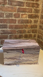 Italian Marbled Keepsake, Jewelry Box - Rectangular